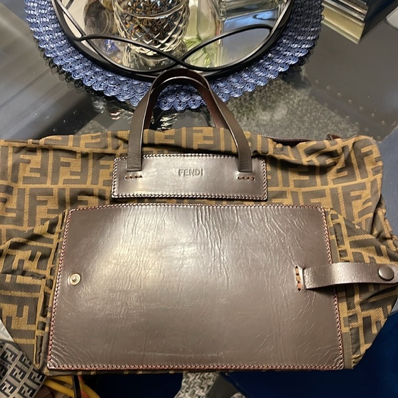 FENDI Zucca Canvas Hand Bag - Picture 6 of 8